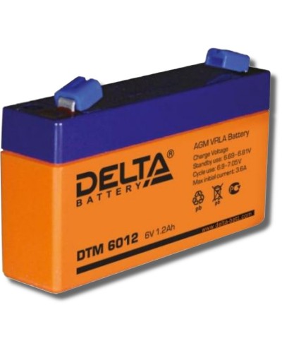 Delta DTM 6012. Аккумулятор герметичный свинцово-кислотный. Delta в Рубцовске