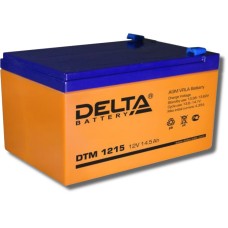 Delta DTM 1215. Аккумулятор герметичный свинцово-кислотный. Delta