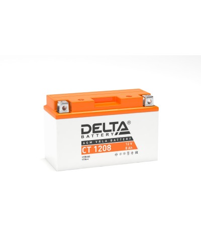 Delta CT 1208. Аккумулятор герметичный свинцово-кислотный стартерный. Delta в Рубцовске