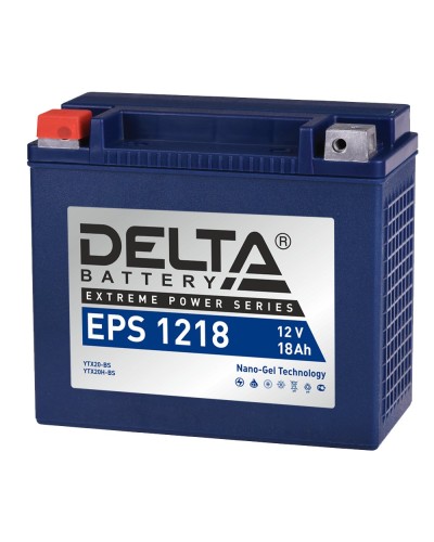Delta EPS 1218. Аккумулятор герметичный свинцово-кислотный стартерный. Delta в Рубцовске