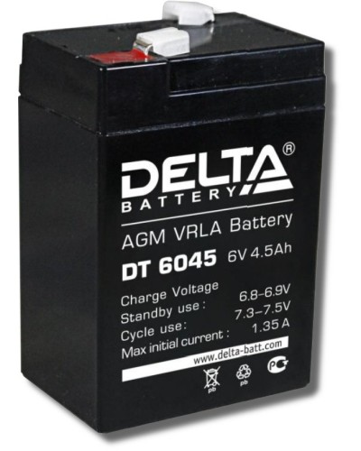 Delta DT 6045. Аккумулятор герметичный свинцово-кислотный. Delta в Рубцовске