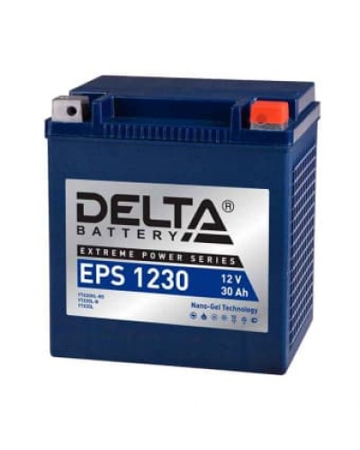Delta EPS 1230. Аккумулятор герметичный свинцово-кислотный стартерный. Delta в Рубцовске
