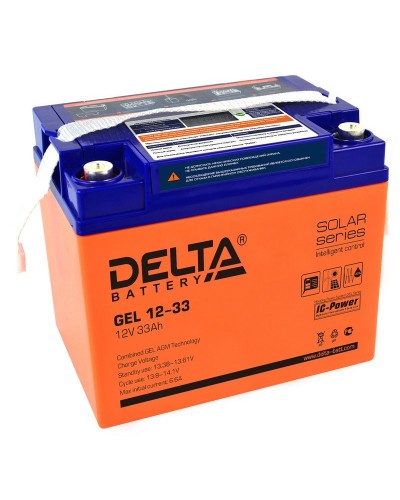 Delta GEL 12-33. Аккумулятор герметичный свинцово-кислотный. Delta в Рубцовске