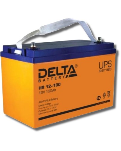 Delta HR 12-100. Аккумулятор герметичный свинцово-кислотный. Delta в Рубцовске
