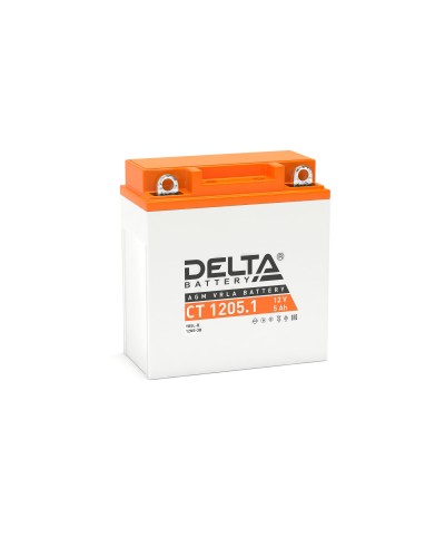 Delta CT 1205.1. Аккумулятор герметичный свинцово-кислотный стартерный. Delta в Рубцовске