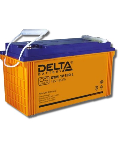 Delta DTM 12120 L. Аккумулятор герметичный свинцово-кислотный. Delta в Рубцовске