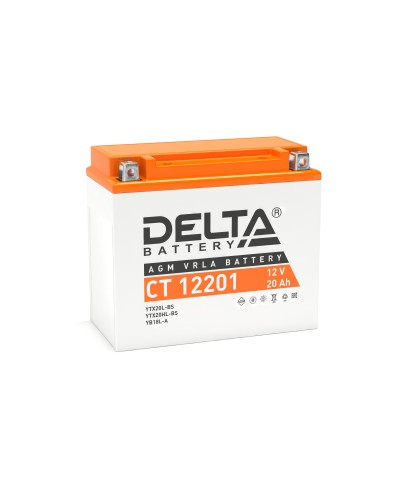 Delta CT 1220.1. Аккумулятор герметичный свинцово-кислотный стартерный. Delta в Рубцовске