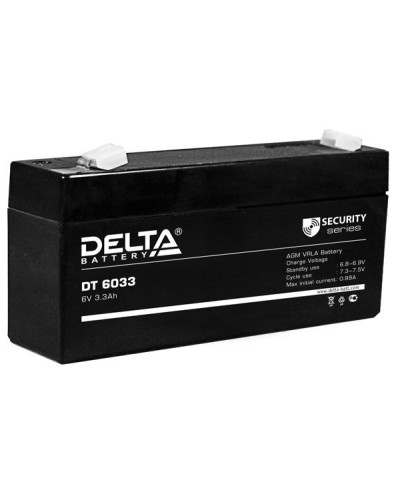 Delta DT 6033 (125мм). Аккумулятор герметичный свинцово-кислотный. Delta в Рубцовске