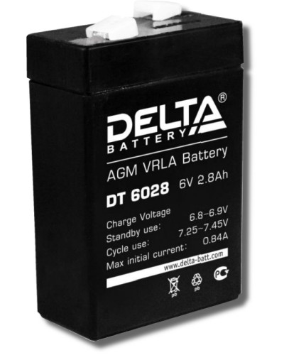 Delta DT 6028. Аккумулятор герметичный свинцово-кислотный. Delta в Рубцовске