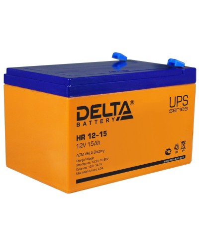 Delta HR 12-15. Аккумулятор герметичный свинцово-кислотный. Delta в Рубцовске