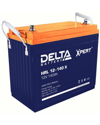 Delta HRL 12-140 X. Аккумулятор герметичный свинцово-кислотный. Delta в Рубцовске