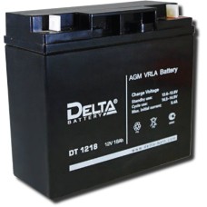 Delta DT 1218. Аккумулятор герметичный свинцово-кислотный. Delta