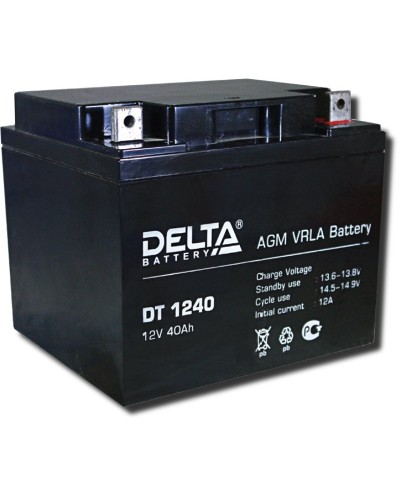 Delta DT 1240. Аккумулятор герметичный свинцово-кислотный. Delta в Рубцовске