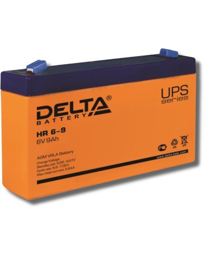 Delta HR 6-9. Аккумулятор герметичный свинцово-кислотный. Delta в Рубцовске
