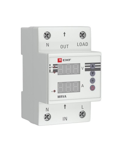 MRVA 25A PROxima (MRVA-25A). Реле напряжения и тока с дисплеем. EKF в Рубцовске