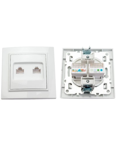 Минск Розетка RJ-45+Phone СП (ERK00-135-10). Розетка RJ-45+Phone СП. EKF в Рубцовске