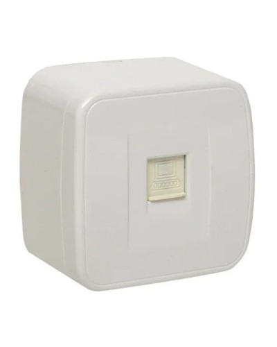 Минск Розетка RJ-45 1-местная ОП 1А (EGK01-035-10). Розетка RJ-45 1-местная ОП 1А. EKF в Рубцовске