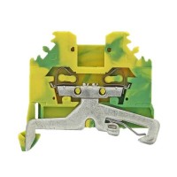 JXB-S-2.5 2-проводная, земля, желто-зеленная (plc-jxb-s-2.5pe). Колодка клеммная пружинная. EKF