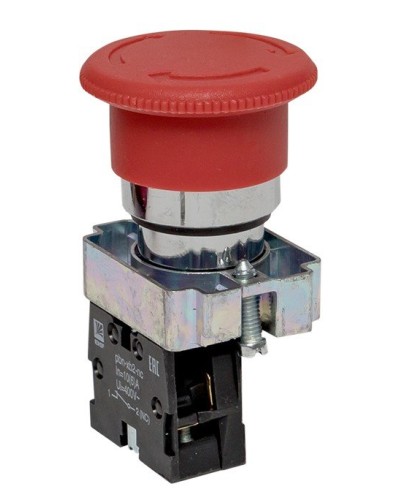 BS542 поворотная красная грибок NC (xb2-bs542). Кнопка поворотная красная грибок. EKF в Рубцовске