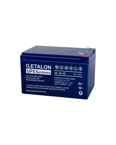 G.ETALON GL 12-12. Аккумулятор герметичный свинцово-кислотный. ETALON в Рубцовске