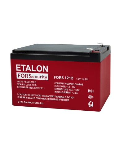 ETALON FORS 1212. Аккумулятор герметичный свинцово-кислотный. ETALON в Рубцовске