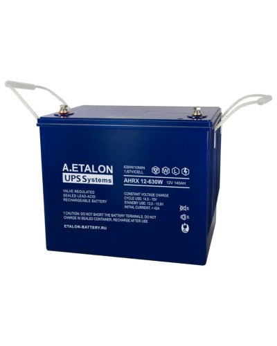 A.ETALON AHRX 12-630W (140). Аккумулятор герметичный свинцово-кислотный. ETALON в Рубцовске