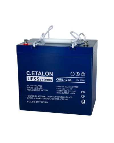 C.ETALON CHRL 12-55. Аккумулятор герметичный свинцово-кислотный. ETALON в Рубцовске