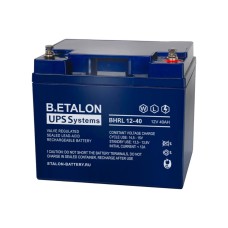 B.ETALON BHRL 12-40. Аккумулятор герметичный свинцово-кислотный. ETALON