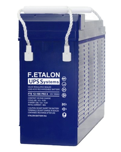 F.ETALON FTE 12-100 PRO X. Аккумулятор герметичный свинцово-кислотный. ETALON в Рубцовске