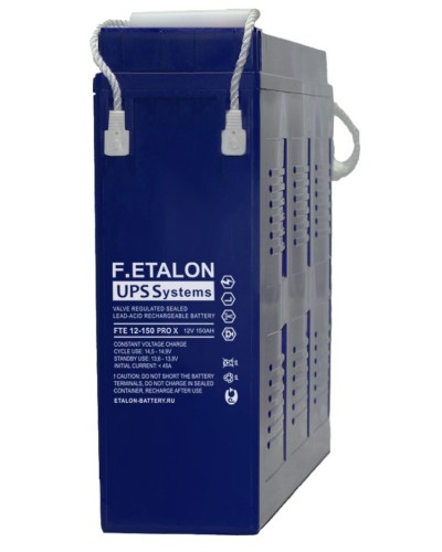 F.ETALON FTE 12-150 PRO X. Аккумулятор герметичный свинцово-кислотный. ETALON в Рубцовске