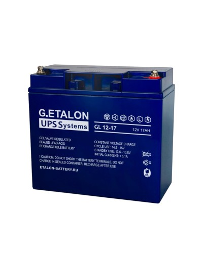 G.ETALON GL 12-17. Аккумулятор герметичный свинцово-кислотный. ETALON в Рубцовске