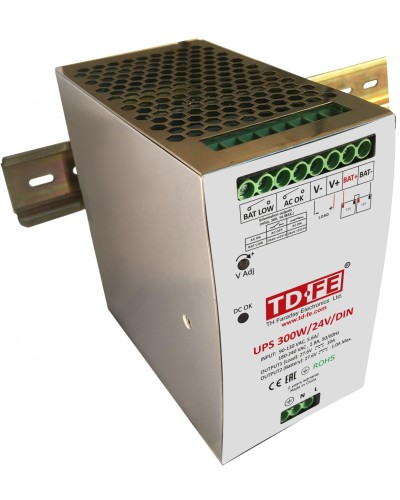 UPS 300W/24V/DIN. Источник вторичного электропитания резервированный. FARADAY в Рубцовске