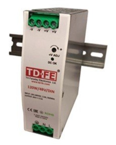 120W/48V/DIN. Блок питания. FARADAY в Рубцовске