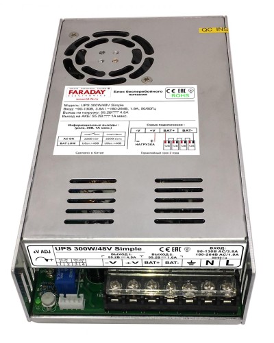 UPS 300W/48V Simple. Блок бесперебойного питания. FARADAY в Рубцовске