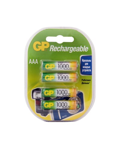 GP 100AAAHC AAA (GP 100AAAHC-2DECRC4), упак. 4 шт.. Перезаряжаемые аккумуляторы. GP Batteries в Рубцовске