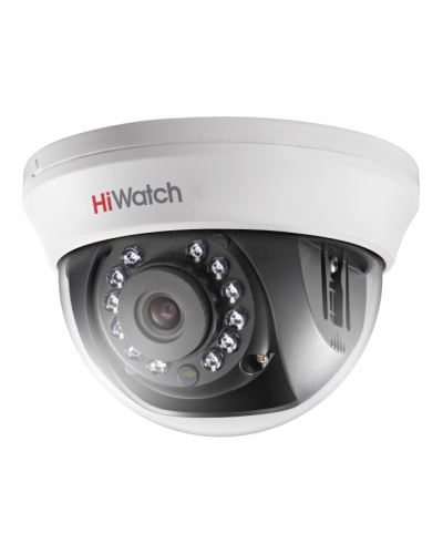 DS-T201(B) (2.8мм). Бюджетная видеокамера мультиформатная купольная. HiWatch в Рубцовске