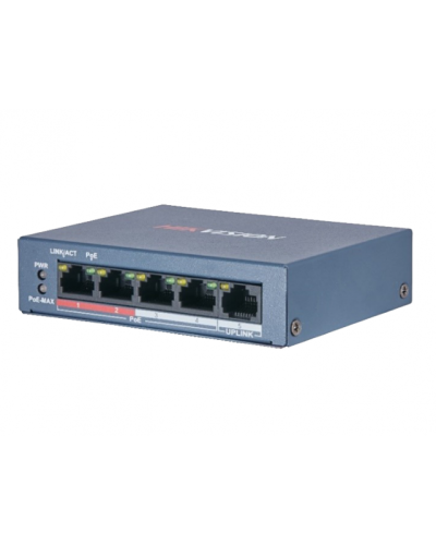 DS-3E0105P-E/M(B). Коммутатор с питанием POE. Hikvision в Рубцовске