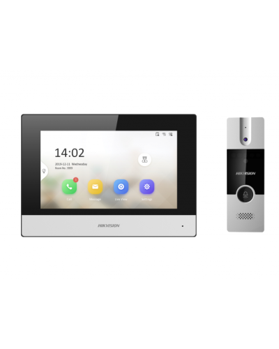 DS-KIS302-P. Комплект IP видеодомофона. Hikvision в Рубцовске