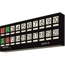 MP-730W2. Табло отображения. Hostcall