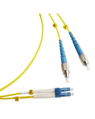 FC-D2-9-FC/UR-LC/UR-H-1M-LSZH-YL. Патч-корд волоконно-оптический FC/UPC-LC/UPC. Hyperline в Рубцовске