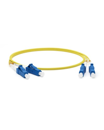 FC-D2-9-LC/UR-LC/UR-H-10M-LSZH-YL. Патч-корд волоконно-оптический одномодовый. Hyperline в Рубцовске