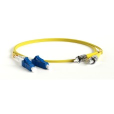 FC-D2-9-LC/UR-ST/UR-H-1M-LSZH-YL. Патч-корд волоконно-оптический ST-LC. Hyperline