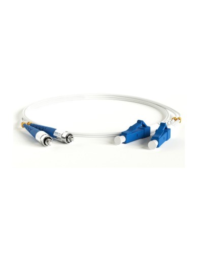 FC-D2-9A1-FC/UR-LC/UR-H-1M-LSZH-WH. Патч-корд волоконно-оптический FC-LC. Hyperline в Рубцовске