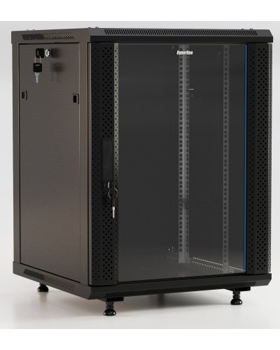TWB-FC-1545-GP-RAL9004. Шкаф телекоммуникационный 19 настенный 15U. Hyperline в Рубцовске