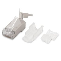 PLUG-8P8C-UV-C6A-SH-50 (50 шт). Разъем RJ-45. Hyperline