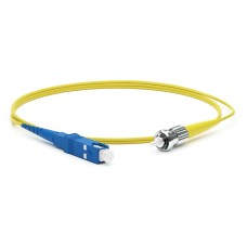 FC-S2-9-SC/UR-ST/UR-H-1M-LSZH-YL. Патч-корд волоконно-оптический одномодовый. Hyperline