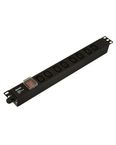 SHE19-8IEC-S-CB. Блок розеток 19. Hyperline в Рубцовске