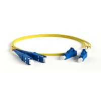 FC-D2-9-LC/AR-SC/AR-H-3M-LSZH-YL. Патч-корд волоконно-оптический LC-SC. Hyperline