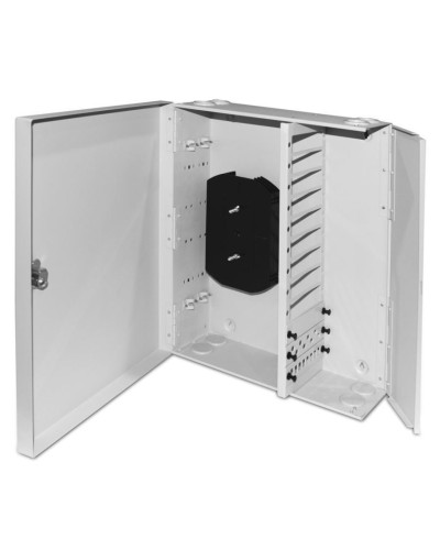 FO-WBX-12xSLT-W140H42-96UN-GY. Кросс оптический настенный. Hyperline в Рубцовске