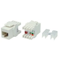 KJ8-8P8C-C5e-180-WH. Вставка Keystone Jack RJ-45. Hyperline